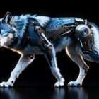 Techno Wolf video art for rock and metal concert visuals